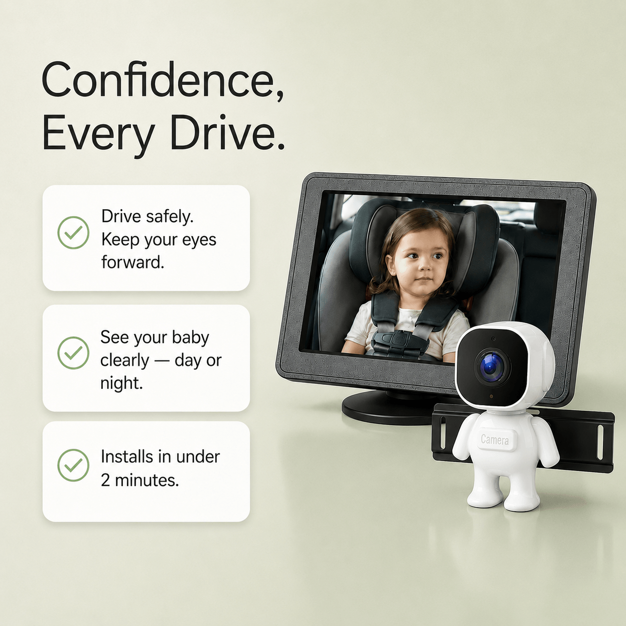 SafeBub™ Baby Car Camera
